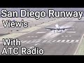 San Diego&#39;s Runway View With ATC Radio