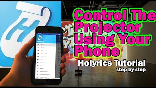 Remote control projection using(holyrics) with Phone in 2025@shortcutguide screenshot 4