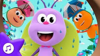 Rain Rain, Go Away ☔️ BOOGIE BUGS 🐞 Nursery Rhymes &amp; Kids Songs | Children Kingdom