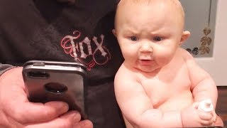 Try Not To Laugh - Babies TROUBLE MAKER and FAIL