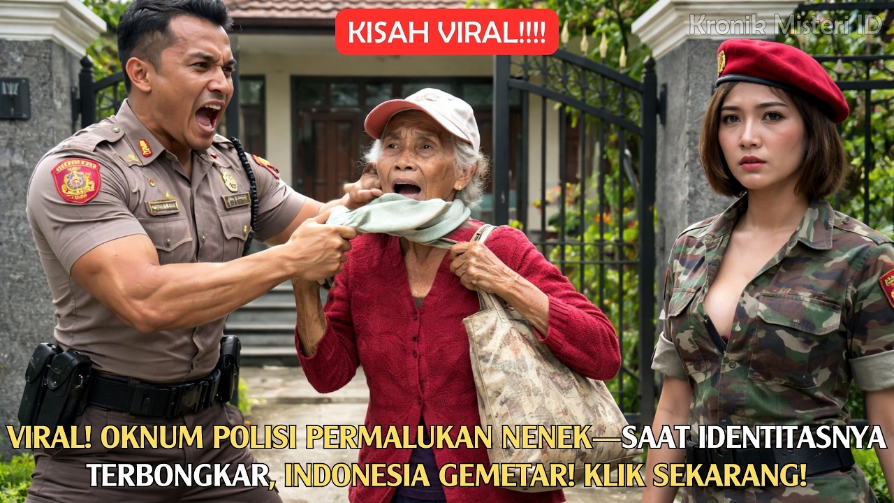 Jangan Skip! Nenek Dipermalukan Polisi—Twist Masa Lalunya Bikin Indonesia Gemetar! Kronik Misteri ID