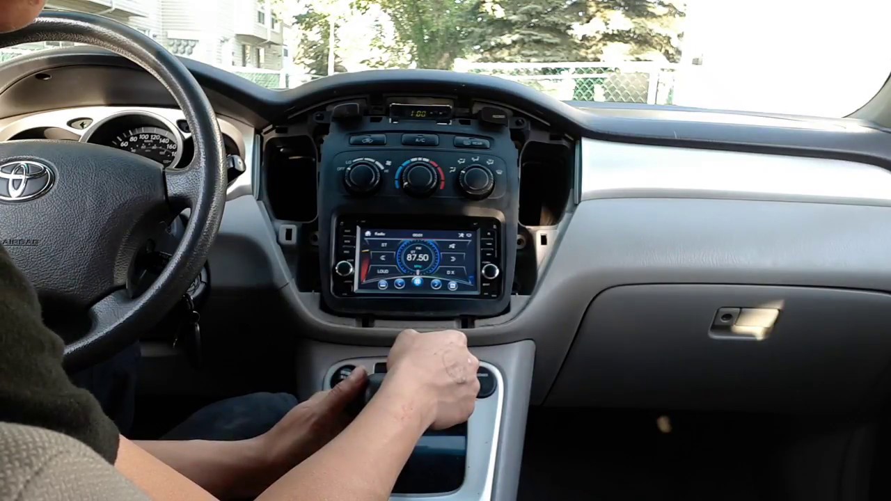 F6091B custom-fit double din for Toyota 