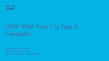 OSPF NSSA Type 7 to Type 5 Translation | Optimize Routing with External Route Translation