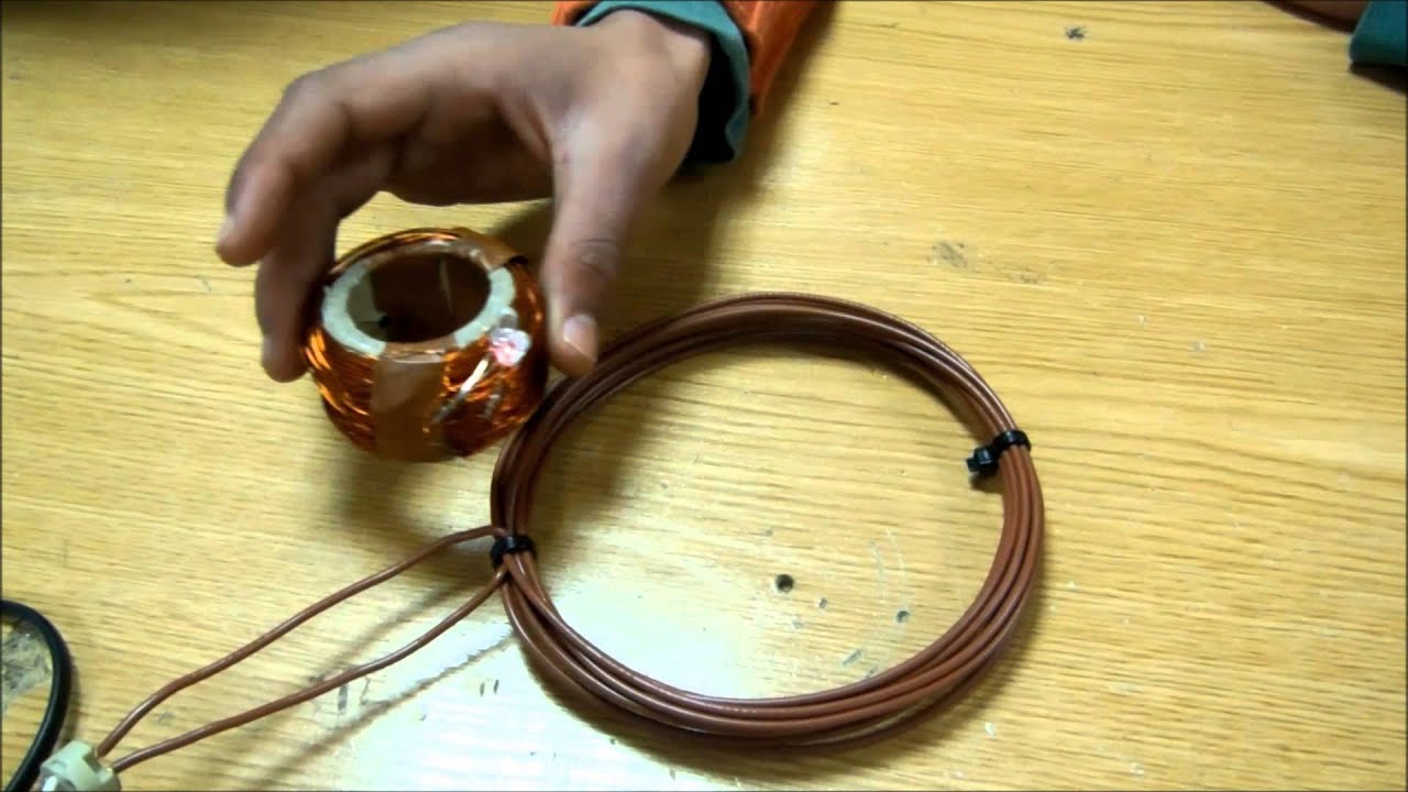 Inducción electromagnética entre bobinas - YouTube