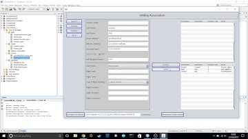 Java database application netBeans