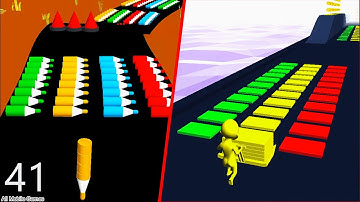 Crayon Rush 3D VS Stack Colors - Walkthrough Pro APK Gameplay (Android,IOS) #41