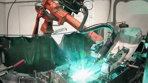 ABB Robotics - Welding, cutting & polishing aluminium bumper bars