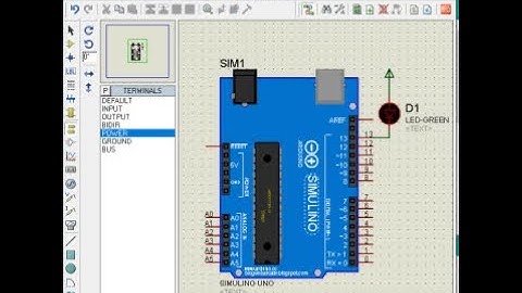 Simulasi Arduino Uno menggunakan Proteus Isis