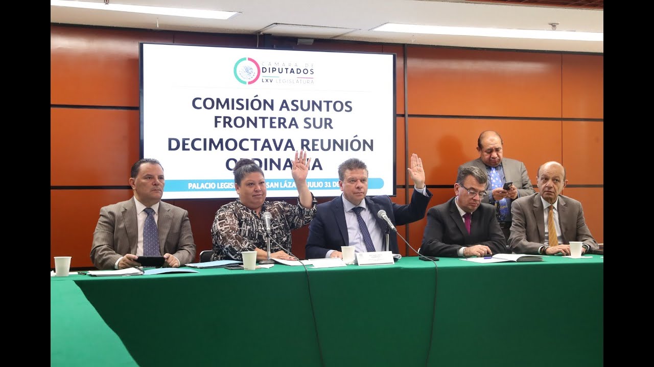 EN VIVO / Reunión Ordinaria de la Comisión de Asuntos Frontera Sur ...