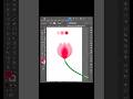 Make easy flower quickly | Simple trick. Beautiful design. #illustrator #flowers