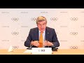 Press Conference with IOC President - 28.01.2021