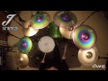 Silent cymbals CHANG cymbals J-series rainbow color for drum set