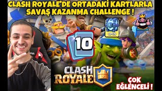 Clash Royalede Ortadaki̇ Karti Seçme Challenge Gülme Garanti̇li̇ Savaş Clash Royale