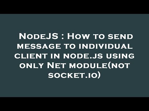 NodeJS : How