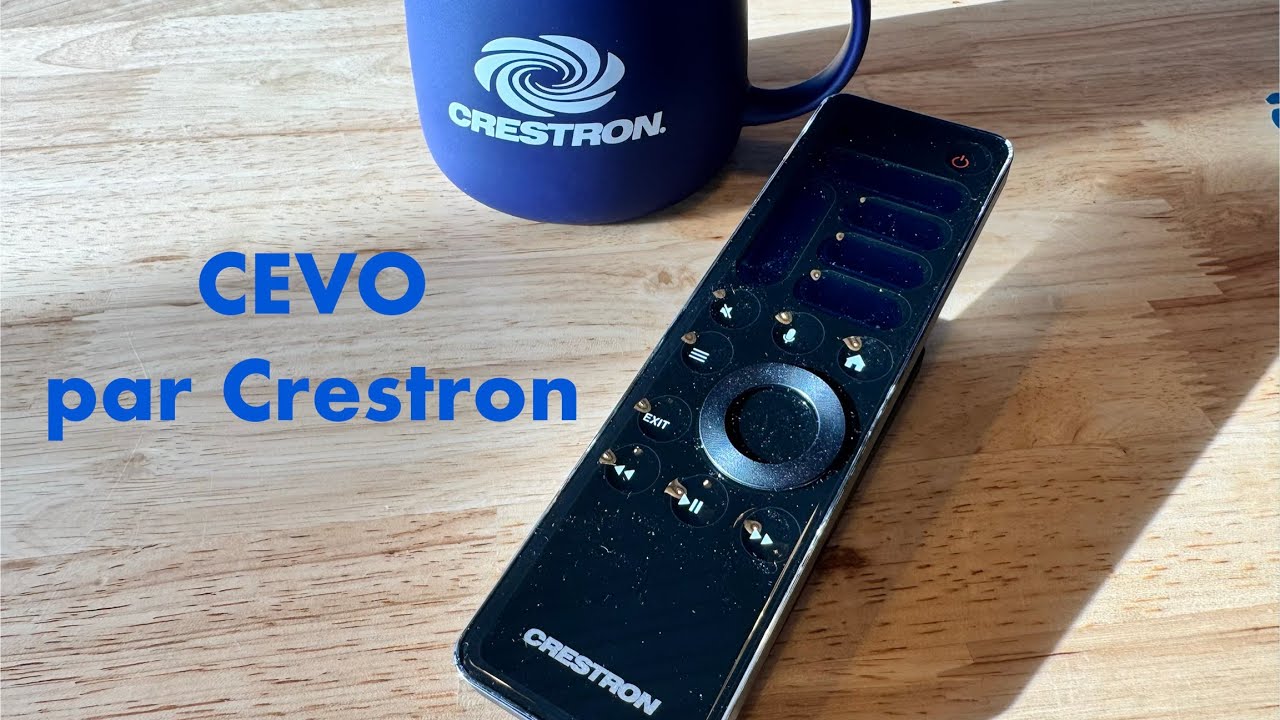 Crestron Cevo Remote Control CEVO Télécommande par Crestron, Déballage - YouTube