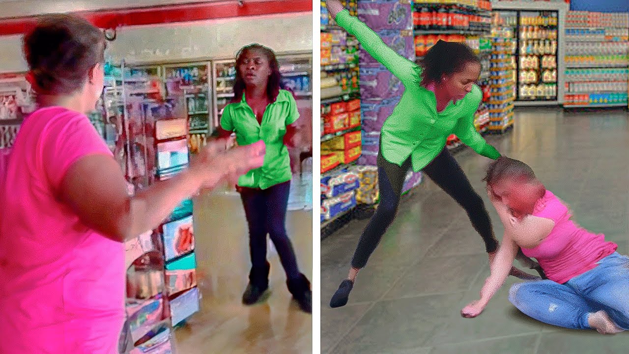RACIST Karen Gets SMACKED After Yapping Too Much..