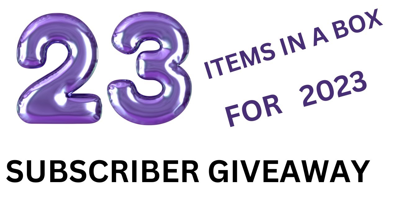 (CLOSED GIVEAWAY) Box of 23 items for 2023 #newyear #giveaway #makeup # ...