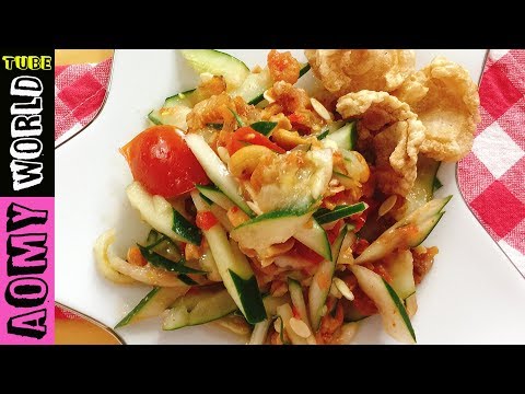 Thai Spicy Cucumber Salad Recipe | AomyWorldTUBE