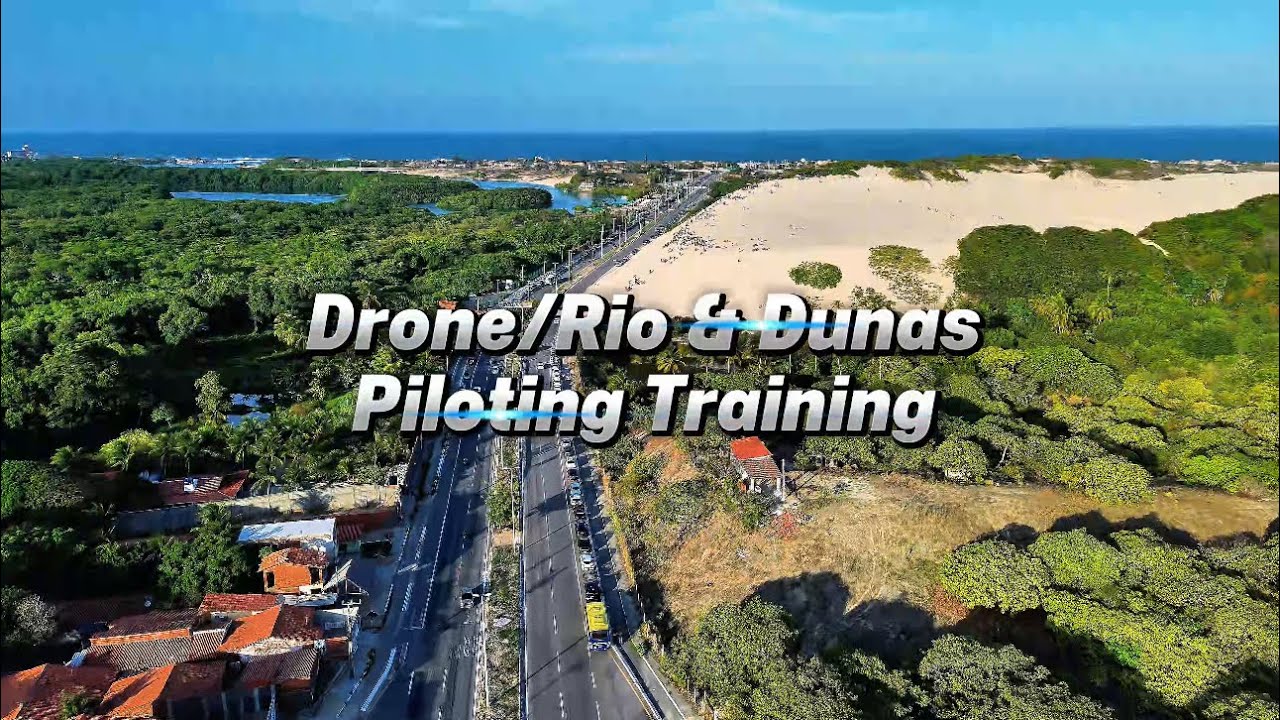 Drone/Rio Cocó & Dunas -  Piloting Training Voo Dji Mini 3