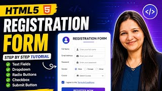 HTML5 Registration Form | Complete Tutorial for Beginners