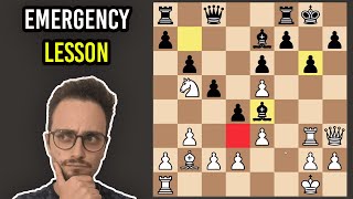 EMERGENCY Lesson from IM Levy Rozman/GothamChess (Chess)