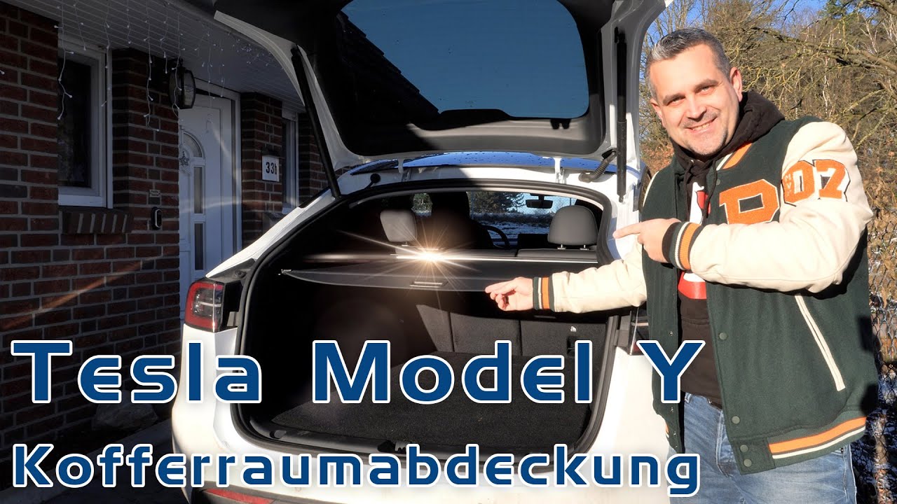 Kofferraumrollo / Hutablage für Tesla Model Y