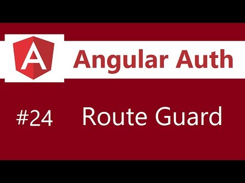 Angular Authentication Tutorial - 24 - Special Events Route Guard