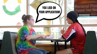 Celebrity Terrible Subway Job Interview Prank Profile