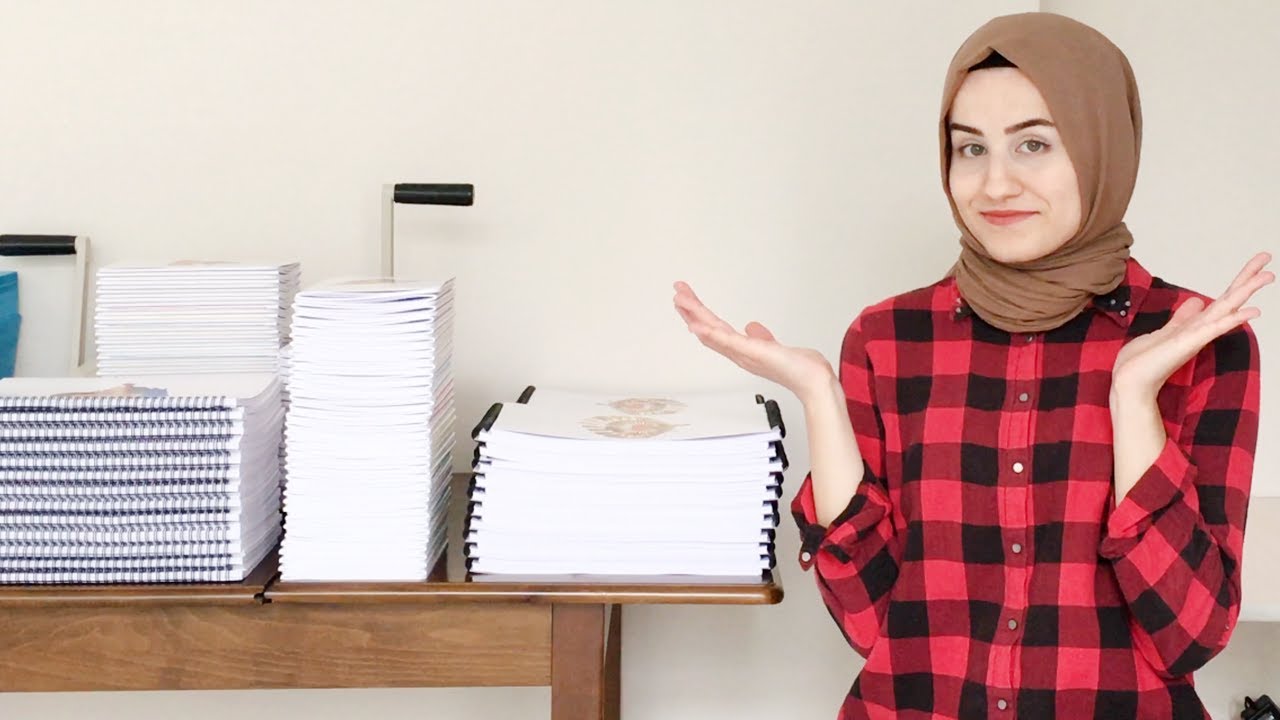DEFTER YAPIMI VLOG | 250 adet defter yapıyorum