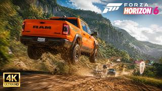 RAM 1500 TRX NO CROSS COUNTRY! MUITOS SALTOS - Forza Horizon 6 | Longitech G29