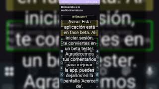 explorando y conociendo a fondo la aplicación para android: Audiocinemateca. screenshot 2