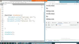 JAVASCRIPT PROGRAMMING COURSE (CLASS 4)  | DATACOM IT INSTITUTE