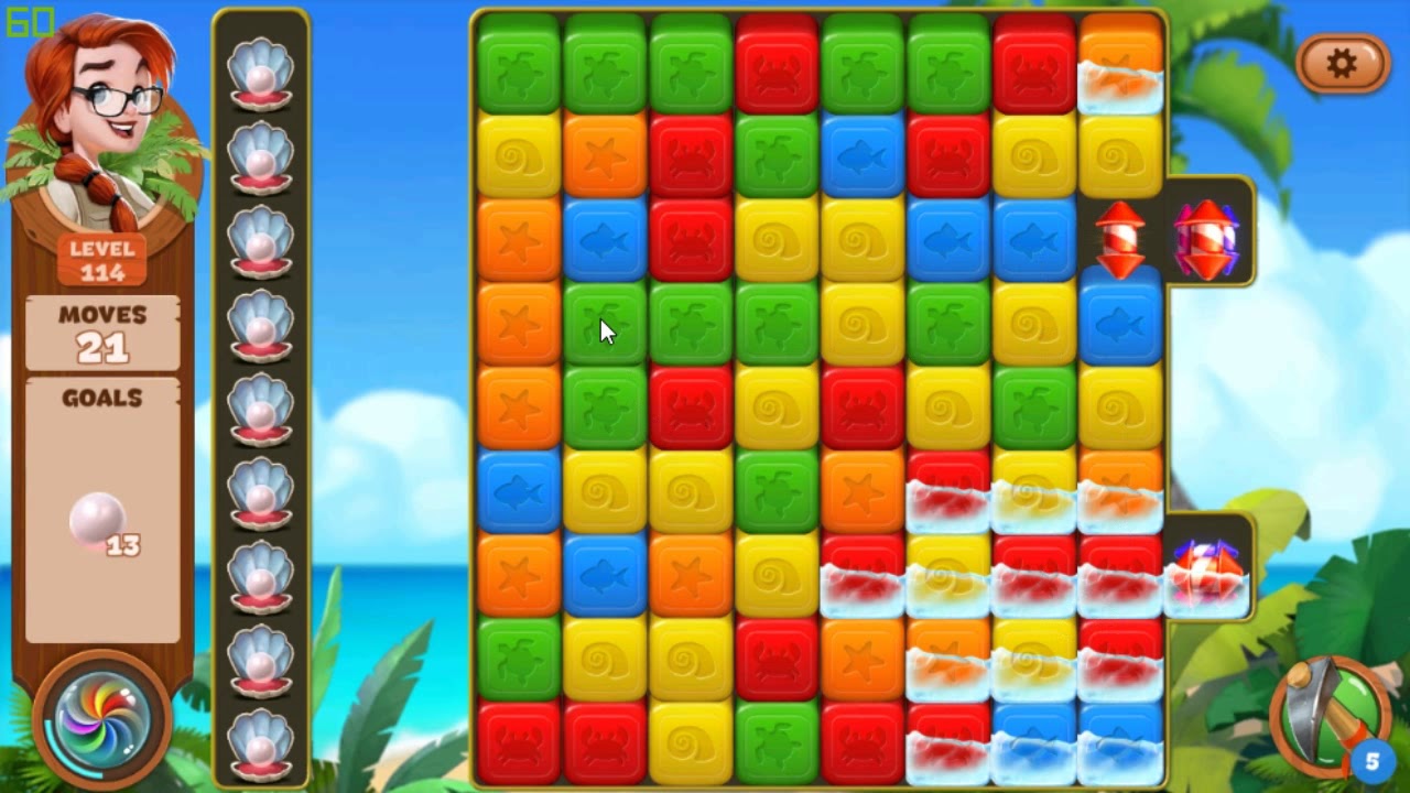 Lost Island Blast Adventure level 114