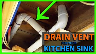 How To Vent a Peninsula or Island Sink  General Drain Venting Information