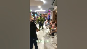The Incredible Hulk raising the hell at the birthday party