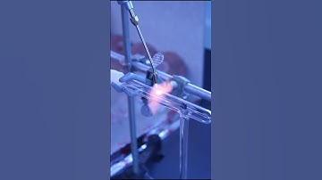 Scientific Glassblowing Inorganic Chemistry  #radforduniversity #chemistry #science