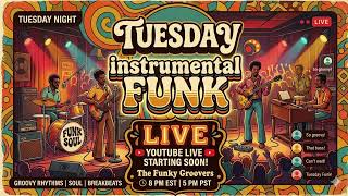 LIVE Funk Instrumental Stream 🔥 Nonstop Groovy Funk Jam Session | Chill, Work, Vibe"