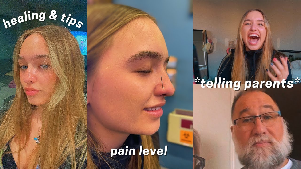 GETTING MY NOSE PIERCED  (i didn't tell my parents)