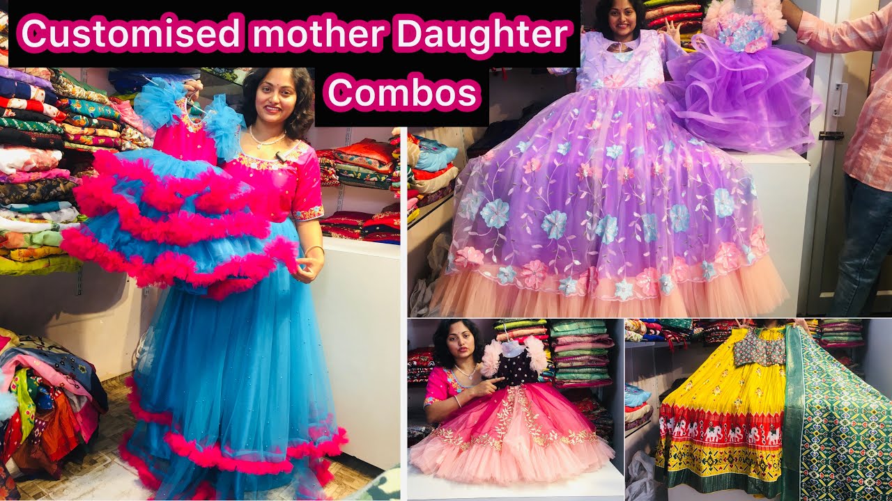 Designer Mother Daughter Combo Set Mother Daughter Dress