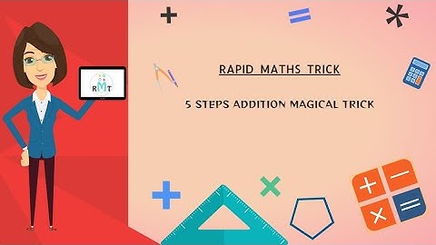 5 numbers addition before writing numbers. | Rapid Math Trick | Math magic