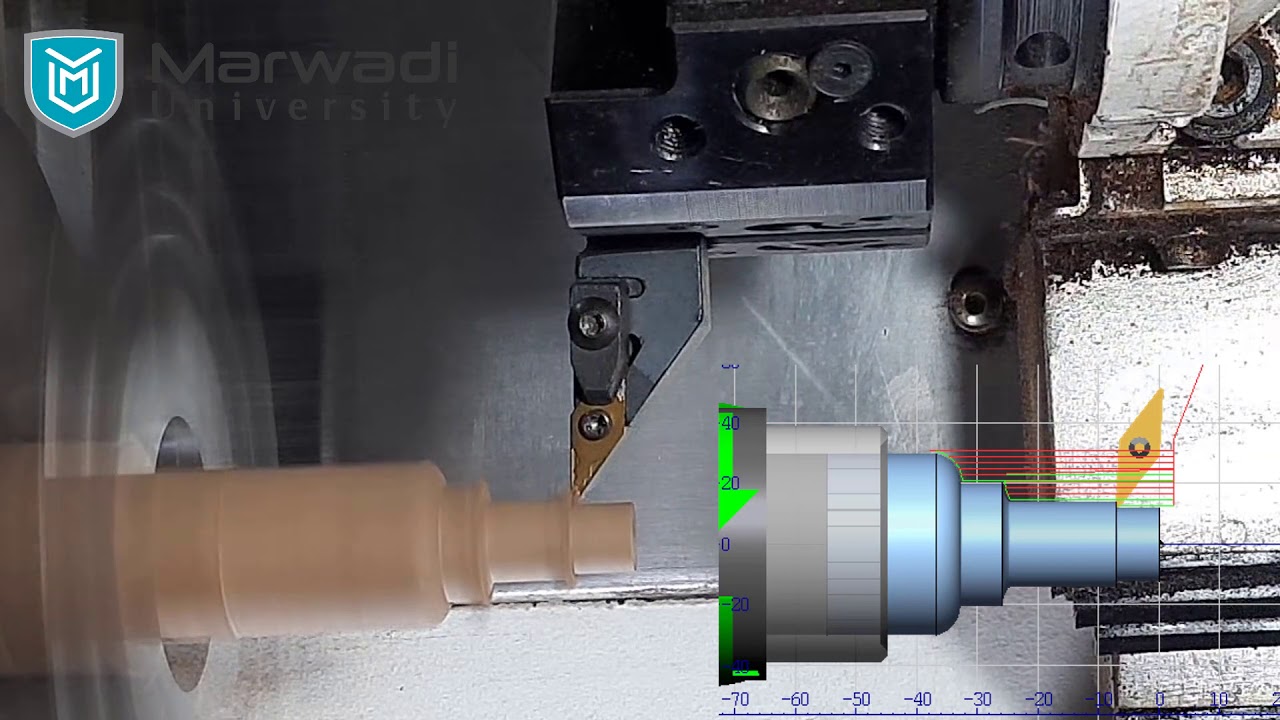 Machining and Simulation of Turning Operation Part 1 - YouTube
