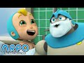 Arpo the Robot | Keep the BABY CLEAN!!! +More Funny Cartoons for Kids | Compilation | Arpo and Baby