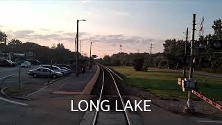 Ride on METRA MD-N train #2112 EXTREME EXPRESS from Fox Lake to Chicago