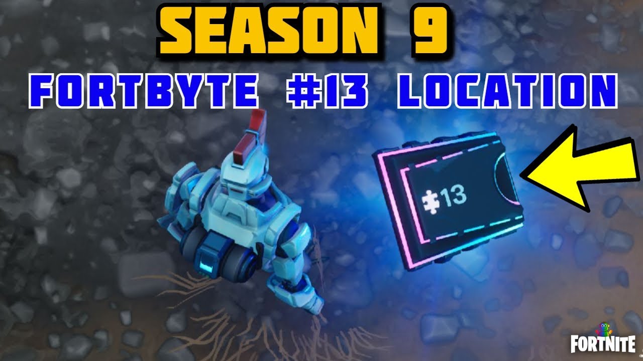 Fortnite - FORTBYTE #13 LOCATION GUIDE Found at Loading Screen 2 - SEASON 9 BATTLE ROYALE