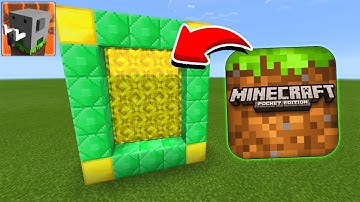 Craftsman Building Craft How To Make A PORTAL To Minecraft PE Dimension