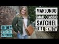 Marlondo leather  small classic leather satchel  full review