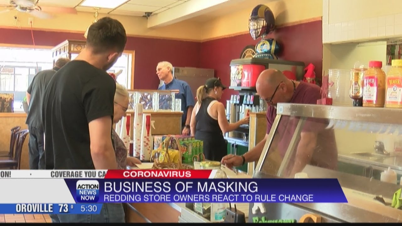 As the indoor mask mandates end, some Redding business owners breathe a sigh of relief