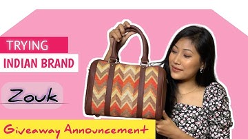 ZOUK Handbag Review | Worth buying? | GIVEAWAY