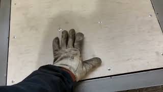 Push-To-Open Floor Hatch Door For Cellar Or Bat Cover Invisible Access Panel Metal Trapdoor