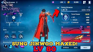 When You Max Sung Jin Woo (LV: 80) Solo Leveling Arise